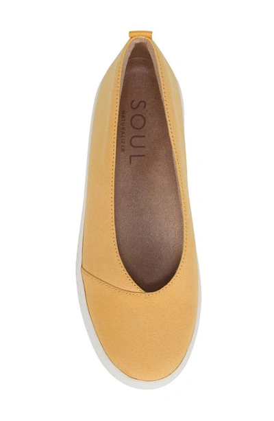 Shop Soul Naturalizer Neela Slip-on Flat In Amber Glow Microfiber