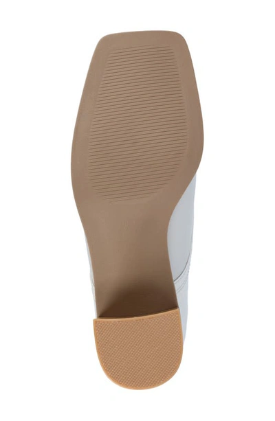 Journee Collection Sylvan Block Heel Derby Pump In Grey