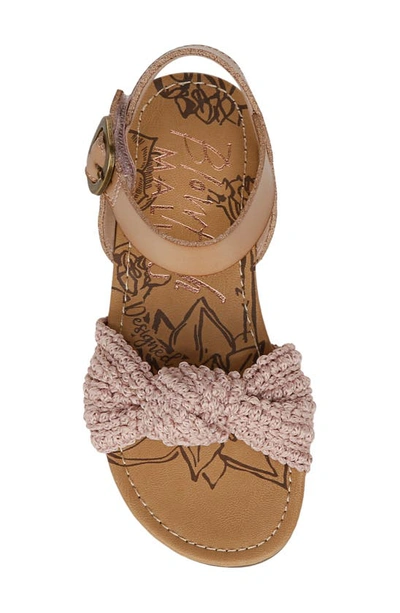 Shop Blowfish Footwear Kids' Sassie Sandal In Blush Crochet
