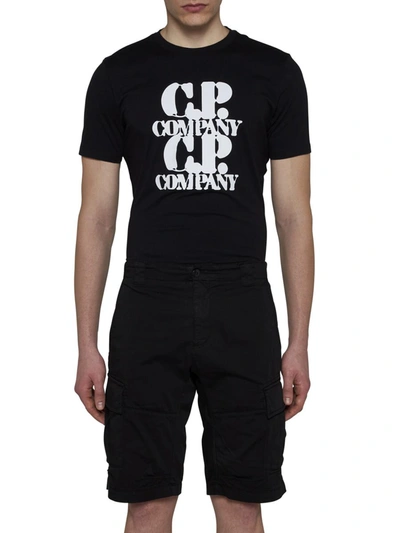 Shop C.p. Company Cp Company Shorts In Black