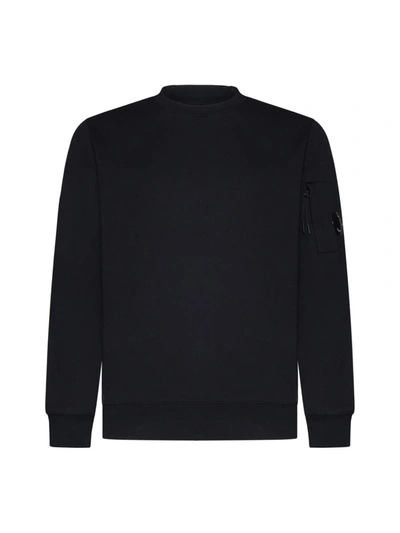 Shop C.p. Company Cp Company Sweaters In Black