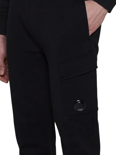 Shop C.p. Company Cp Company Trousers In Black