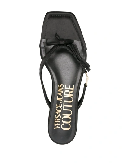 Shop Versace Jeans Couture Sandals In Black