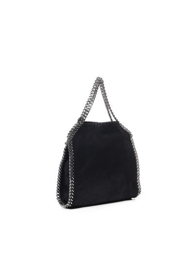Shop Stella Mccartney Black Falabella Mini Bag
