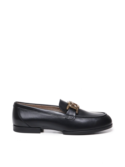 Shop Tod's Kate Loafers In Black