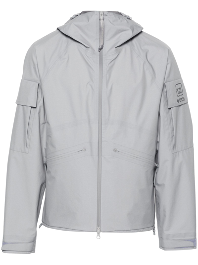 Shop C.p. Company Gore-tex 3l Infinium Hooded Jacket In Grigio