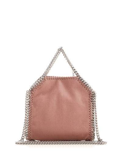 Shop Stella Mccartney Tiny Falabella Handbag In Rose