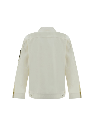 Shop Stone Island Jacket In Bco Naturale