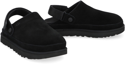 Shop Ugg Goldenstar Sabot In Black