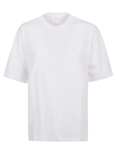 Shop Sportmax Cerwneck Short In White