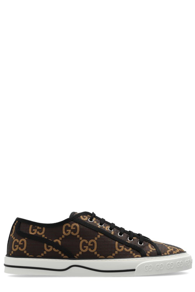 Shop Gucci Tennis 1977 Low In Brown