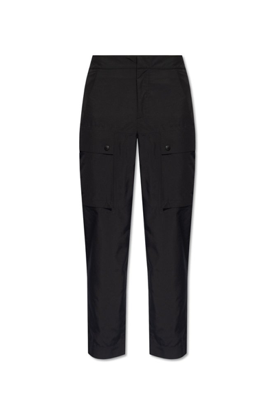 Shop Balmain Slim Cargo Trousers In Black