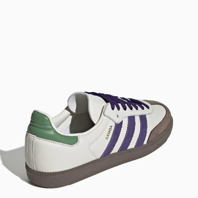 Shop Adidas Originals Low Samba Og White/purple Trainer