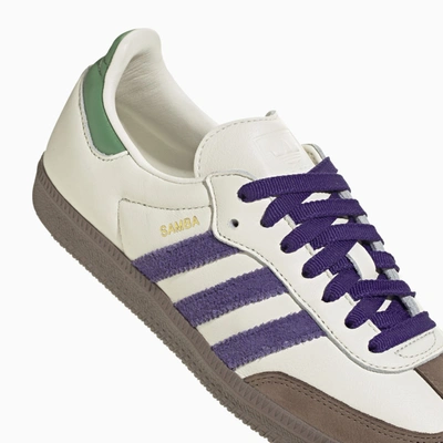 Shop Adidas Originals Low Samba Og White/purple Trainer