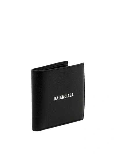 Shop Balenciaga Cash Square Folded Coin Wallet