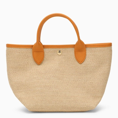 Shop Longchamp Apricot/beige S Le Panier Bag