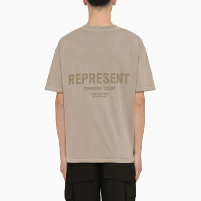Shop Represent Owners Club Crewneck Greige T Shirt
