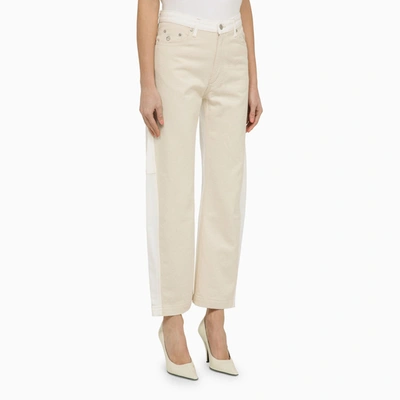 Shop Stella Mccartney Stella Mc Cartney White/écru Denim Jeans