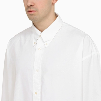 Shop Studio Nicholson White Cotton Button Down Shirt