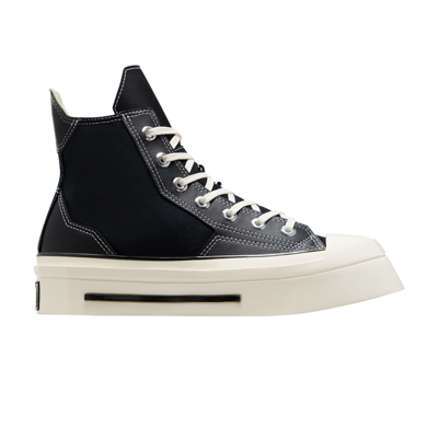 Pre-owned Converse Wmns Chuck 70 De Luxe Squared High 'black Egret'