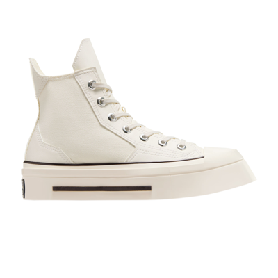 Pre-owned Converse Wmns Chuck 70 De Luxe Squared High 'egret' In Cream