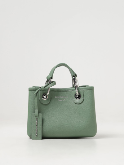 Shop Emporio Armani Mini Bag  Woman Color Green In 绿色
