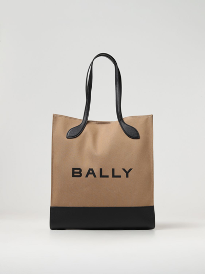 Shop Bally Tote Bags  Woman Color Sand In 沙色