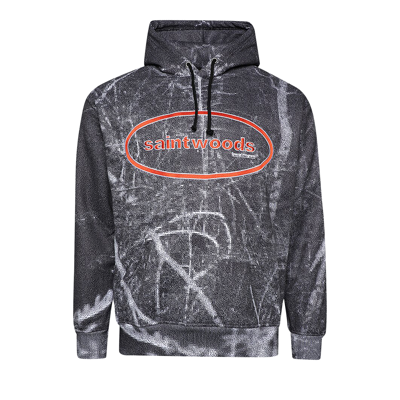 Pre-owned Saintwoods Products Hoodie 'multicolor' In Multi-color