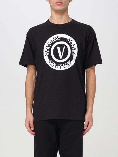 Shop Versace Jeans Couture T-shirt  Men Color Black