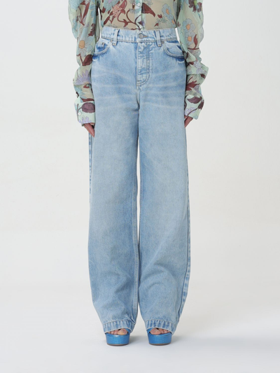 Shop Stella Mccartney Jeans  Woman Color Denim