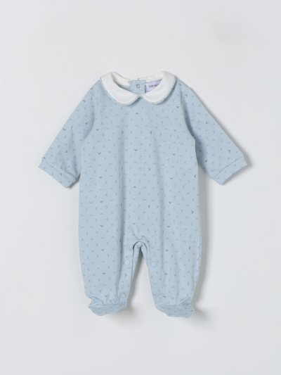 Shop Emporio Armani Tracksuits  Kids Kids Color Gnawed Blue In 浅蓝色