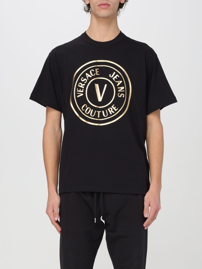 Shop Versace Jeans Couture T-shirt  Men Color Black