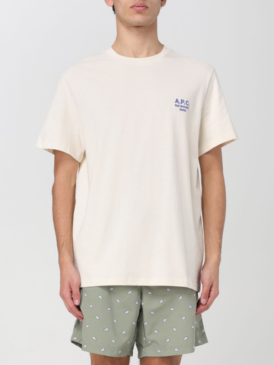 Shop Apc T-shirt A.p.c. Men Color White 1