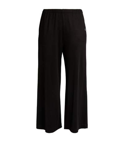 Shop Marina Rinaldi Wide-leg Trousers In Black