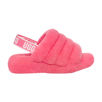 Pre-owned Ugg Wmns Fluff Yeah Slide 'pink Rose'