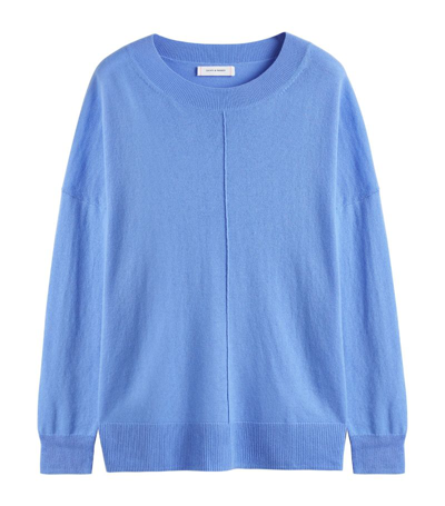 Shop Chinti & Parker Wool-cashmere Sweater In Blue