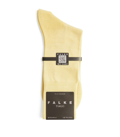 Shop Falke Tiago Socks In Yellow