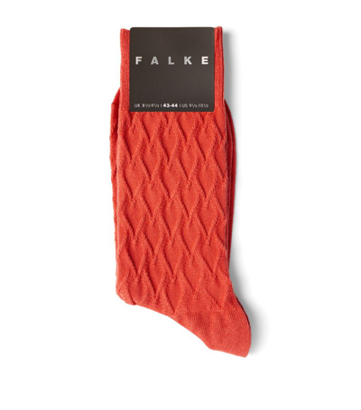 Shop Falke Classic Tale Socks In Orange