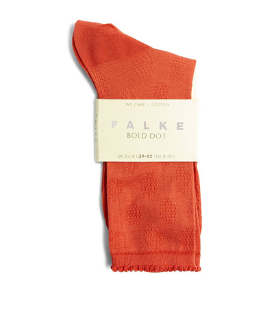 Shop Falke Organic Cotton-blend Bold Dot Socks In Multi