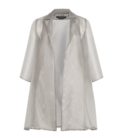 Shop Marina Rinaldi Viadana Duster Coat In Grey