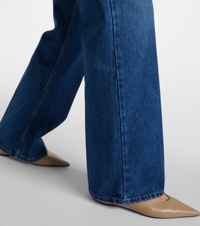 Shop Ami Alexandre Mattiussi High-rise Straight Jeans In Blau