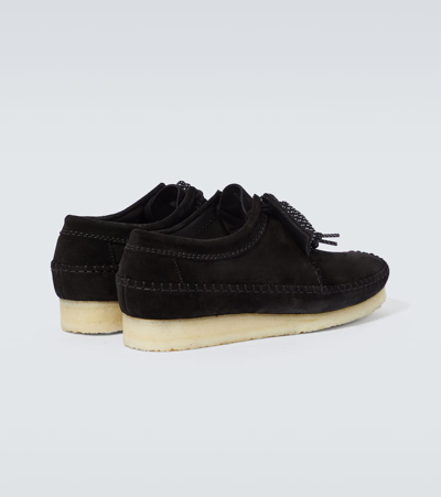 Shop Clarks Originals Weaver Suede Sneakers In Schwarz