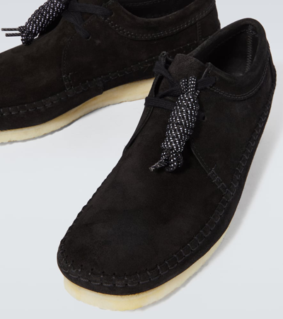 Shop Clarks Originals Weaver Suede Sneakers In Schwarz