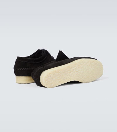 Shop Clarks Originals Weaver Suede Sneakers In Schwarz