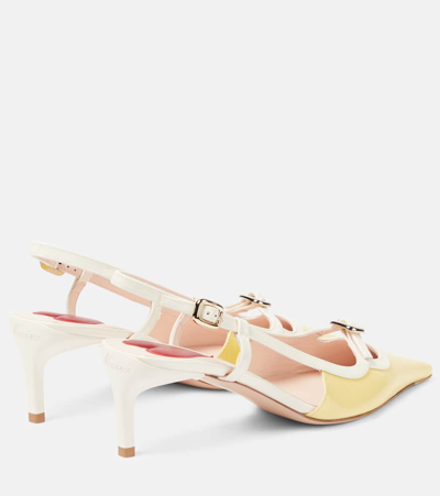 Roger Vivier Viv Canard Slingback In Nude