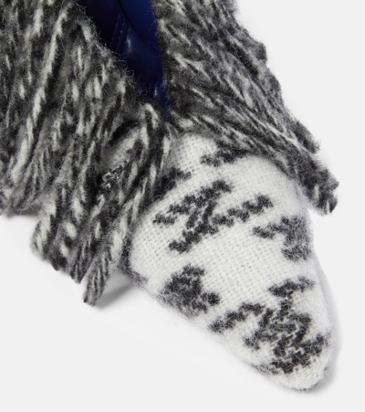 Burberry Sweep 100 Fringed Wool Pumps In Multicolor