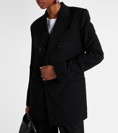 Shop Ami Alexandre Mattiussi Double-breasted Blazer In Schwarz