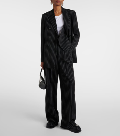 Ami Alexandre Mattiussi Double-breasted Blazer In Black