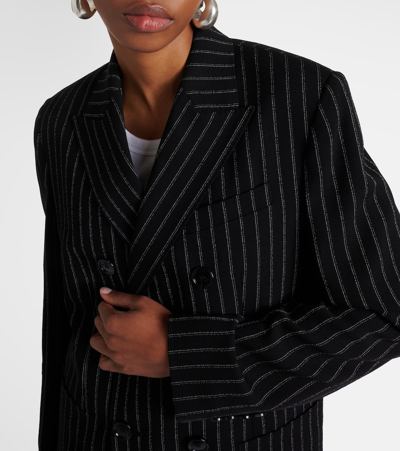 Shop Ami Alexandre Mattiussi Double-breasted Blazer In Black