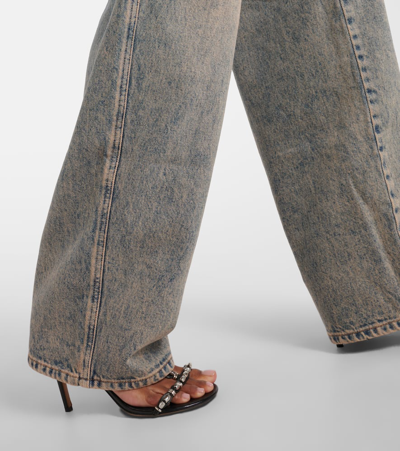 Isabel Marant Étoile Heilani Mid-rise Cargo Jeans In Blue
